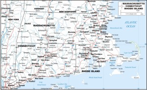 Map Of Connecticut And Rhode Island - Maps For You